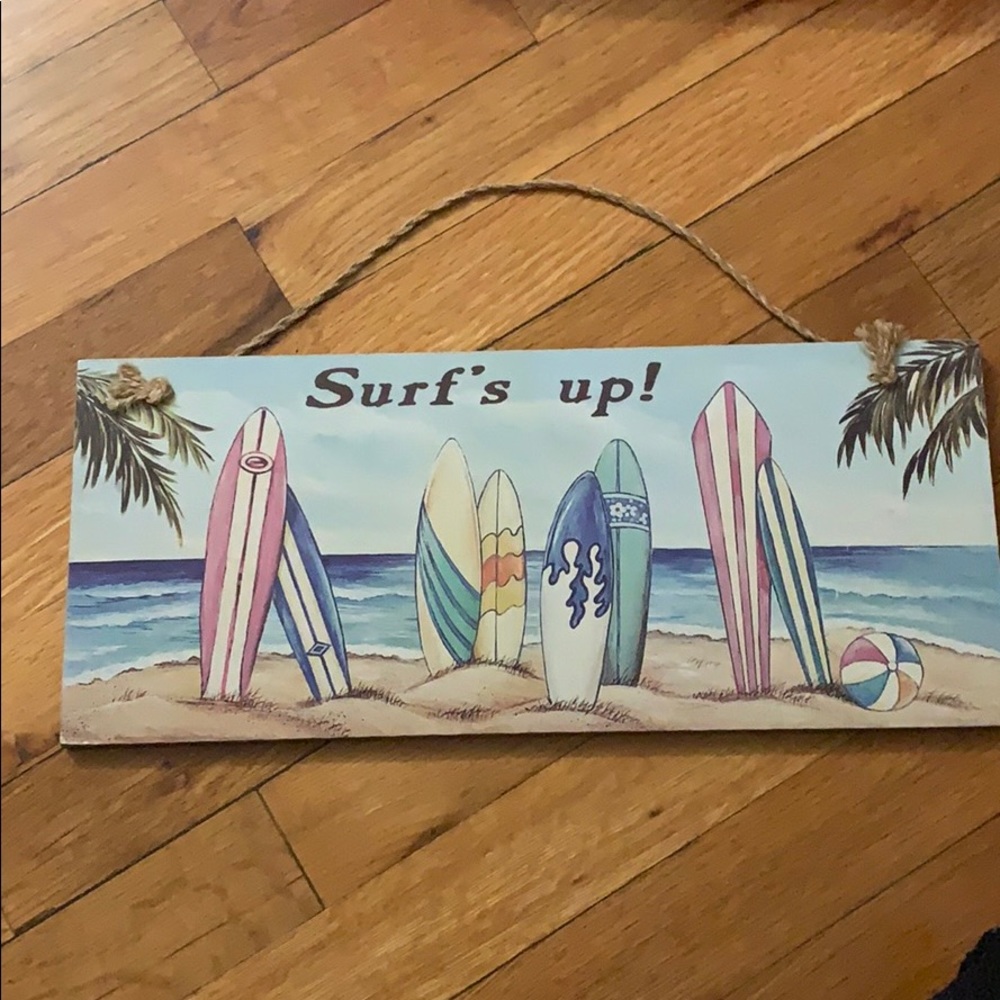 Wooden sign